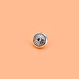 5PCSS925 Thai Silver Flying Saucer Beads Jewelry DIY Accessories