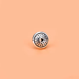 5PCSS925 Thai Silver Flying Saucer Beads Jewelry DIY Accessories