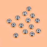 5PCSS925 Thai Silver Flying Saucer Beads Jewelry DIY Accessories