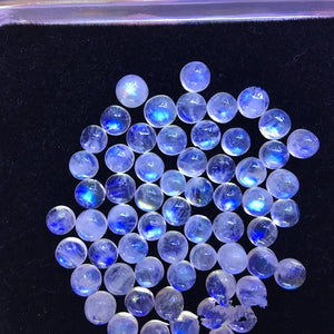 5pc Loose Beads Moonstone 6/8/10mm Coin AA Nature DIY Earrings