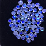 5pc Loose Beads Moonstone 6/8/10mm Coin AA Nature DIY Earrings