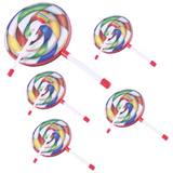 5Pack Lollipop Drum with Mallet Rainbow Music Rhythm Instruments Kids