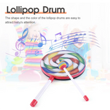 5Pack Lollipop Drum with Mallet Rainbow Music Rhythm Instruments Kids