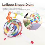 5Pack Lollipop Drum with Mallet Rainbow Music Rhythm Instruments Kids