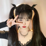 5Pair Punk Devil Bat Wings Hair Clip Barrette Cosplay Party Headwear