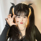 5Pair Punk Devil Bat Wings Hair Clip Barrette Cosplay Party Headwear