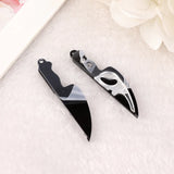5Pairs Halloween Ghost Charms for DIY Earrings & Necklaces