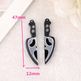 5Pairs Halloween Ghost Charms for DIY Earrings & Necklaces