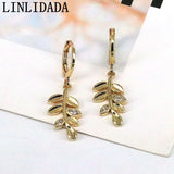 Gold Zircon Butterfly Earrings, Micro Pave Rainbow CZ Dainty Jewelry