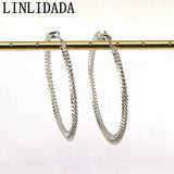 5Pairs Geometric Metal Earrings Vintage Hoop Earrings for Women