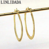 5Pairs Geometric Metal Earrings Vintage Hoop Earrings for Women