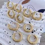 5 Pairs Circle Plated Small Hoop Earrings Huggie Earring Men Women