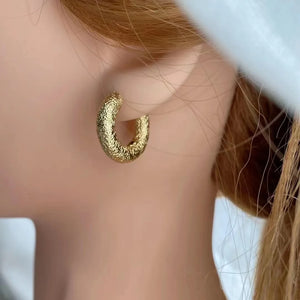 5 Pairs Circle Plated Small Hoop Earrings Huggie Earring Men Women