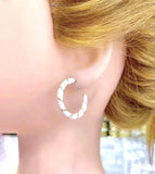 5 Pairs Neon Enamel Big Round Earrings for Women