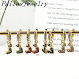 Love Heart CZ Zirconia Hoop Earrings Crystal Bohemian Jewelry