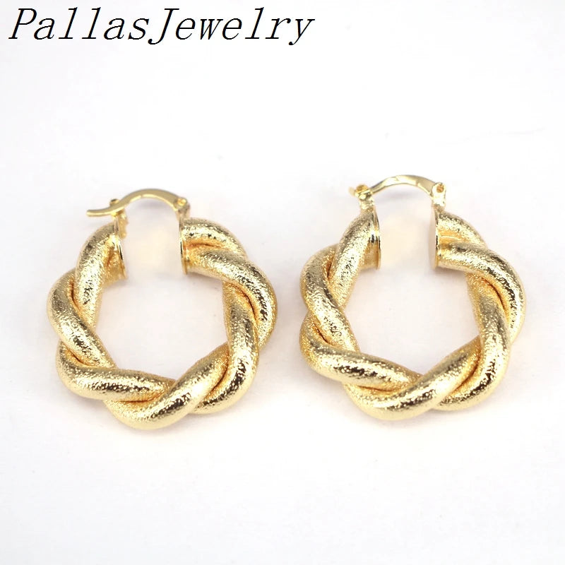5Pairs Round Oval Punk Hoop Earrings Ear Clip Wedding Party Jewelry