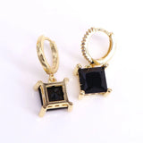 5Pairs Zircon Wedding Hoop Earrings For Women
