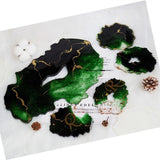 Large Resin Coaster Molds DIY Silicone Tray Epoxy Resin Kit