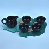 Large Resin Coaster Molds DIY Silicone Tray Epoxy Resin Kit