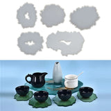 Large Resin Coaster Molds DIY Silicone Tray Epoxy Resin Kit