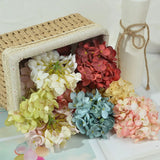 5Pcs Silk Hydrangea Flower Head Wedding DIY Arch Home Decoration