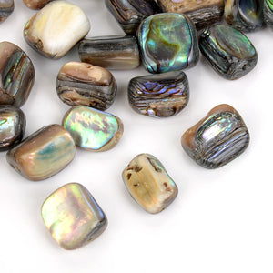 5Pcs Abalone Shell Beads Irregular Shape Spacer Beads for Jewelry Making