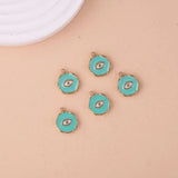 5Pcs 12*15mm Eye Charms for Jewelry Making Necklaces Pendants Earrings