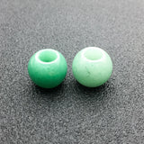 5Pcs 14mm Big Hole Stone Beads Natural Loose Beads Strand Jade Agate Rose Quartz