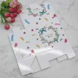 5Pcs DIY Jewelry Package Box Marbling Handle Box Party Decoration