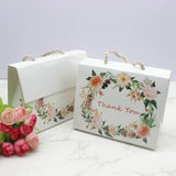 5Pcs DIY Jewelry Package Box Marbling Handle Box Party Decoration