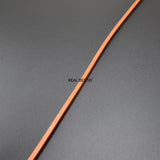 5Pcs 1M 4*3mm Orange Flat Leather Cord Jewelry Making Bracelet Materials