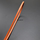 5Pcs 1M 4*3mm Orange Flat Leather Cord Jewelry Making Bracelet Materials