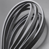 5Pcs 1M 8*3mm Flat Wide Leather Cords for Jewelry Bracelets DIY Making
