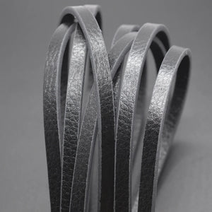 5Pcs 1M 8*3mm Flat Wide Leather Cords for Jewelry Bracelets DIY Making