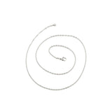 5Pcs 20in 2x3MM Rose Plated Stainless Steel Necklace Chain DIY Supplies