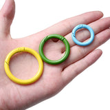 5Pcs O Ring Clasp Spring Gate Lobster Clasp DIY Carabiner Keychain Bag Clips Hoo