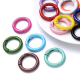 5Pcs O Ring Clasp Spring Gate Lobster Clasp DIY Carabiner Keychain Bag Clips Hoo