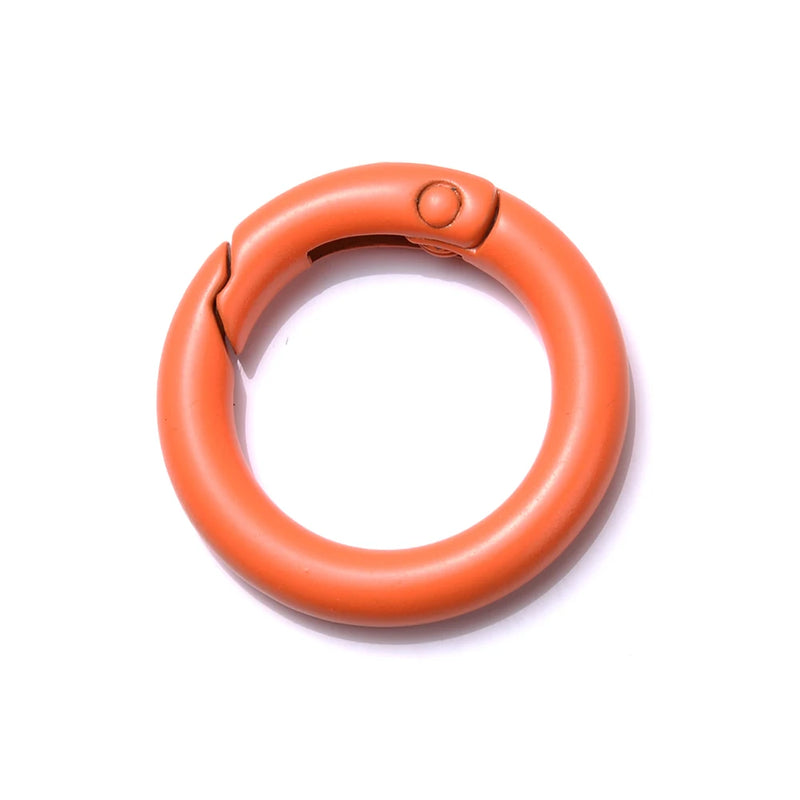 5Pcs O Ring Clasp Spring Gate Lobster Clasp DIY Carabiner Keychain Bag Clips Hoo
