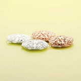 5Pcs 25MM Round Filligree Photo Locket Silver Plated Brass DIY Pendant Charm
