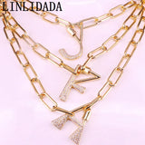 5Pcs 28MM Letter Initial Screw Clasp Charm Jewelry Component