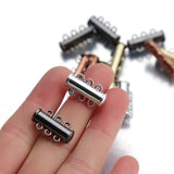 5Pcs 3-Ring 1.5mm Hole Magnetic Clasps for DIY Jewelry Making