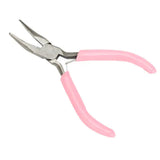 5Pcs 4 Inch Pink Mini Metal Pliers Set Jewelry DIY Crafts