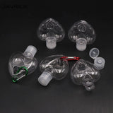 5Pcs 50ml Portable Heart Alcohol Spray Bottle Hand Sanitizer Travel Keychain