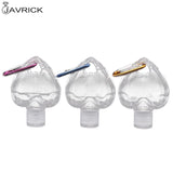 5Pcs 50ml Portable Heart Alcohol Spray Bottle Hand Sanitizer Travel Keychain