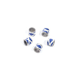 5Pcs Colorful Flag Bead Stainless Steel Ball for DIY Jewelry