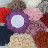 5Pcs Fabric Rose Flowers DIY Hair Dress Decoration