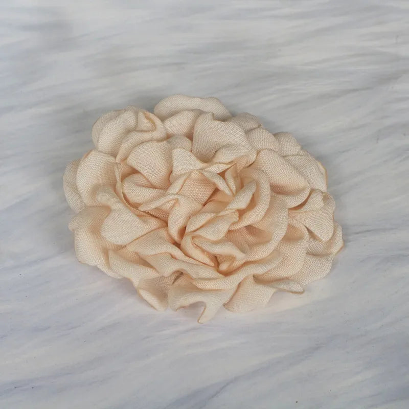 5Pcs Fabric Rose Flowers DIY Hair Dress Decoration