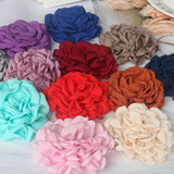5Pcs Fabric Rose Flowers DIY Hair Dress Decoration