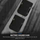 5Pcs Storage Rack Holder for 18V Fixing Devices(Black)