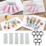5Pcs Beer Bottle Opener Silicone Mold with Stainless Steel Insert Parts